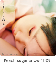 Peach sugar snow